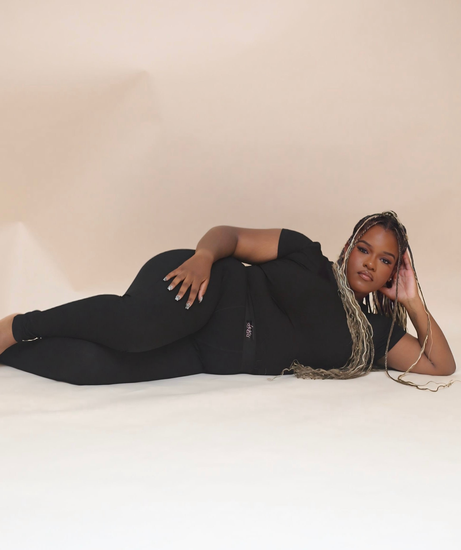 Ribbed Lounge Pant Set